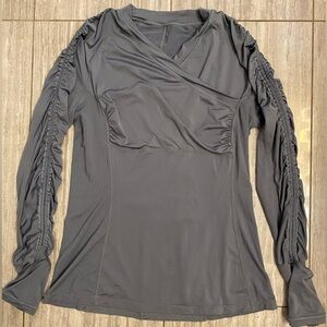 Lululemon Grey Longsleeve Running Top
